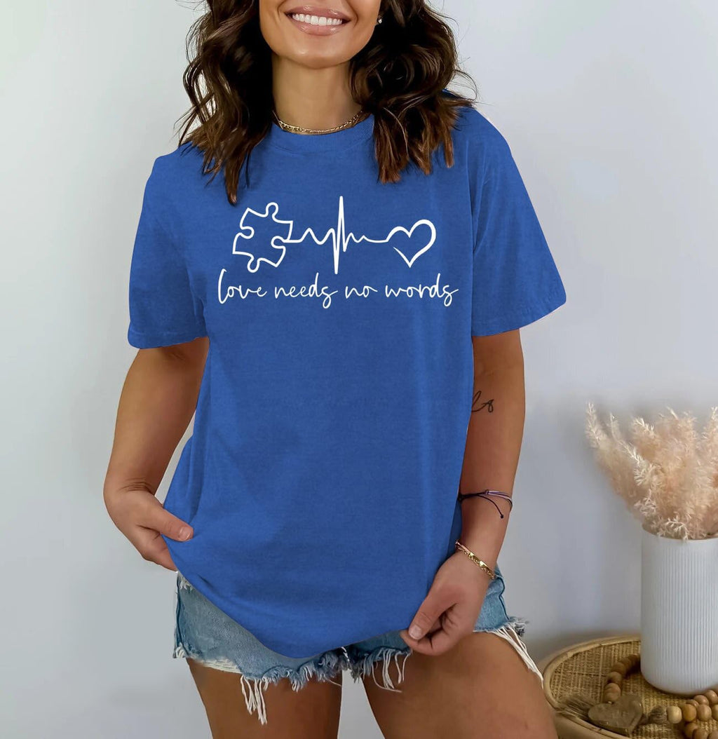 SUWATOIN Womens Autism Awareness Shirts Autistic Support T-Shirt Puzzle Piece Tee Tops