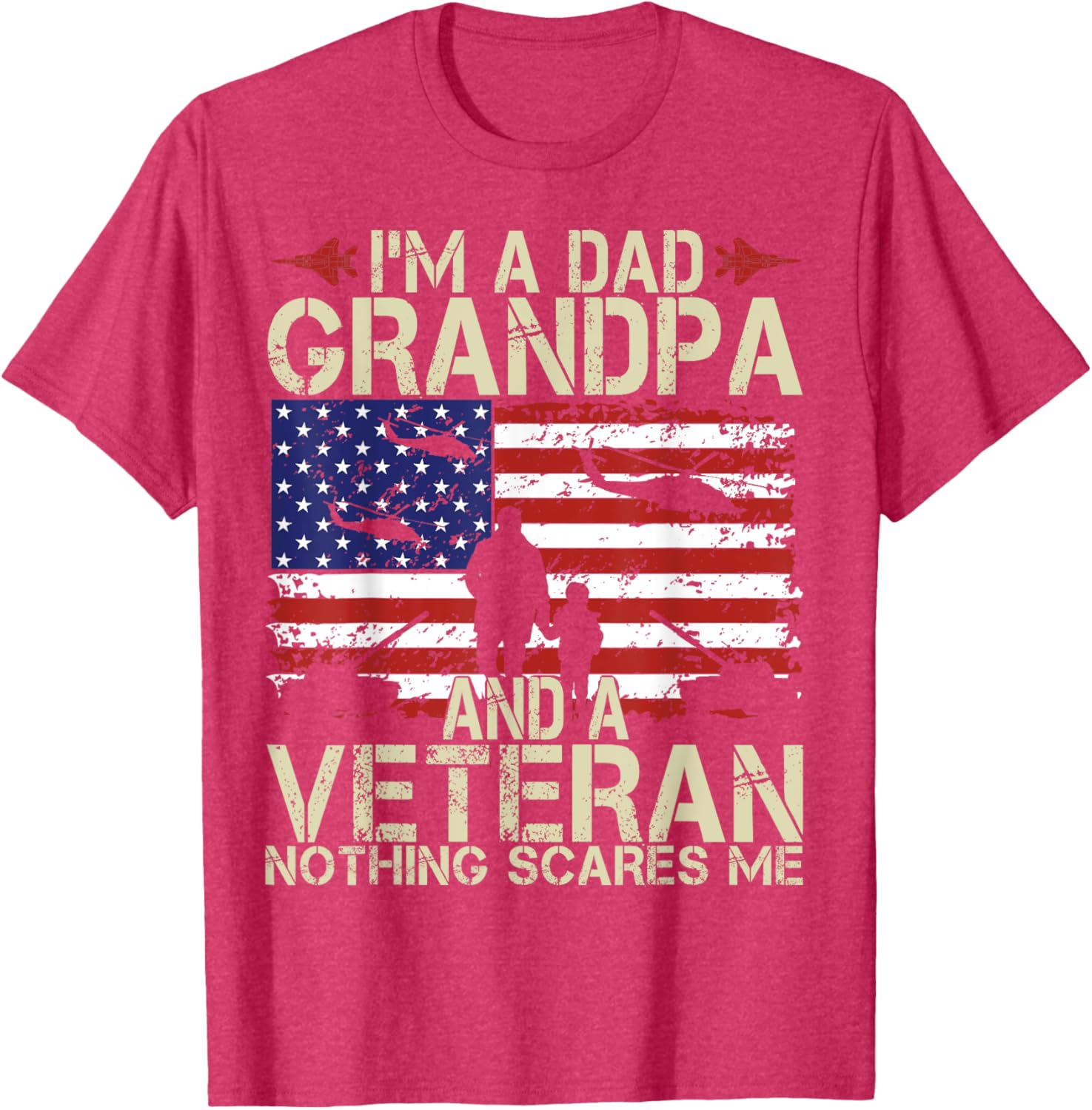 I'm A Dad Grandpa And Veteran Fathers Day Papa Grandpa Gifts