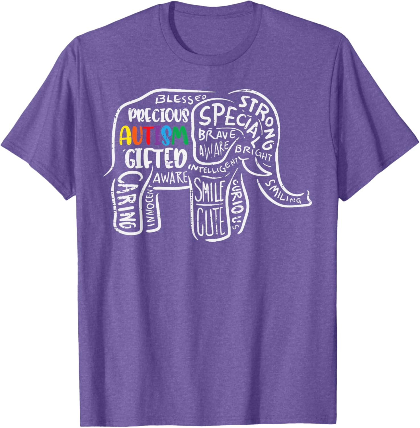 Autism Awareness Elephant Acceptance Autistic Men Women Kids