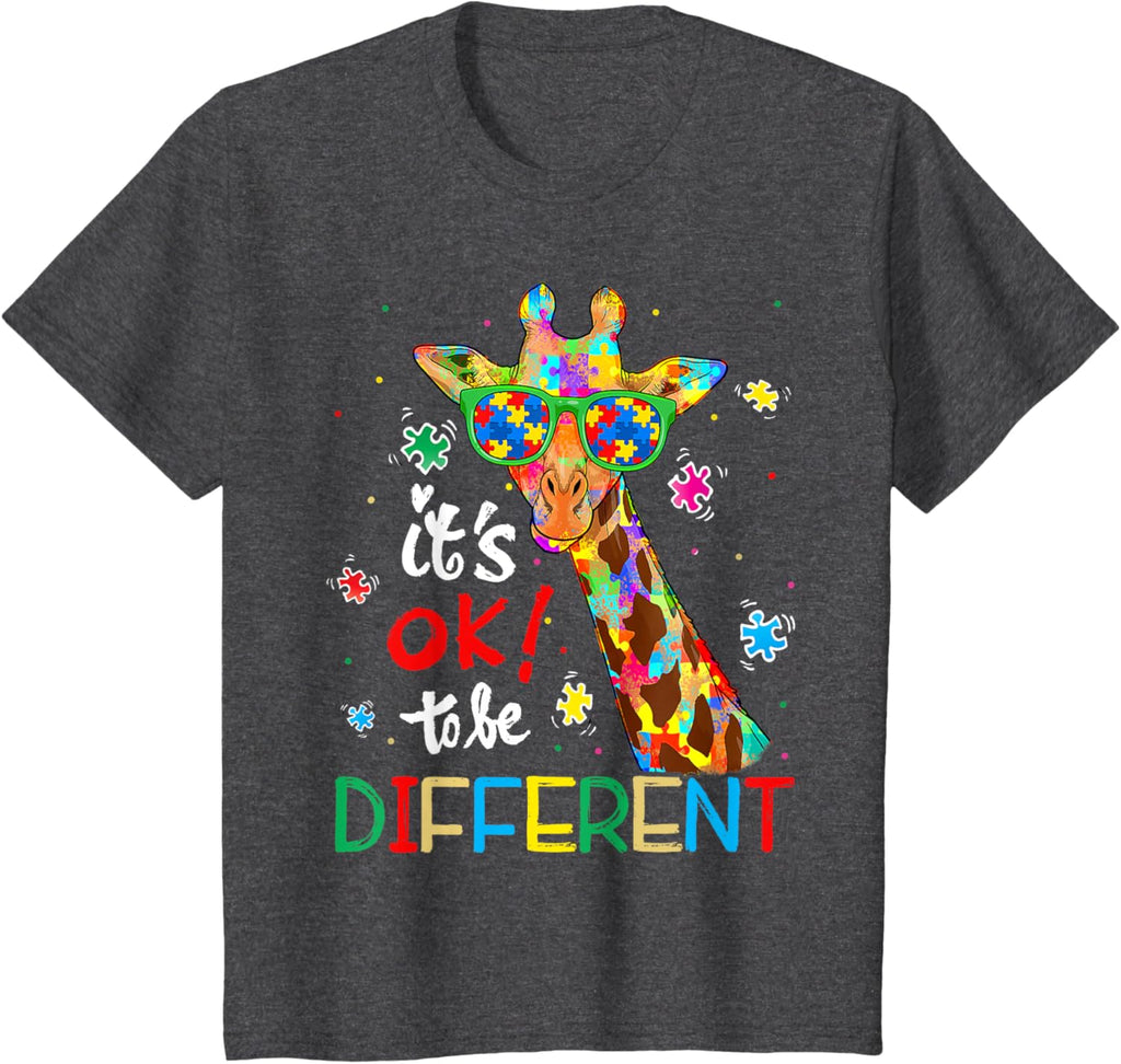 Autism Awareness Acceptance Women Kid Its Ok To Be Different