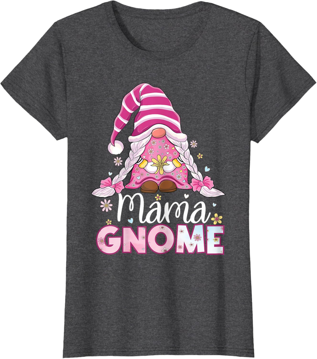Flower For Mom Gnomies Cute Gnome Mom Happy Mother's Day
