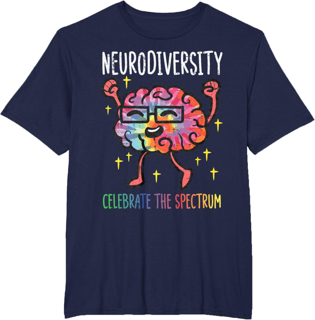 Neurodiversity Brain Autism Awareness ASD ADHD Men Women Kid