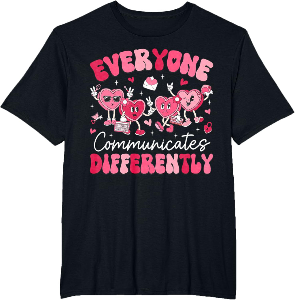 Everyone Communicates Differently Autism Valentines Day