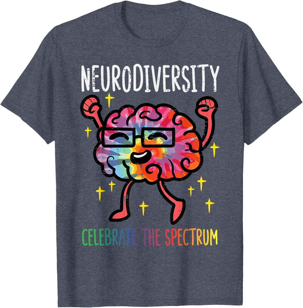 Neurodiversity Brain Autism Awareness ASD ADHD Men Women Kid