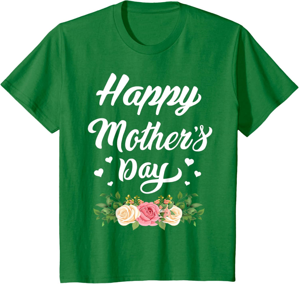 Happy Mother's Day 2024 Tshirt for Women Mom Grandma Mother Shirt