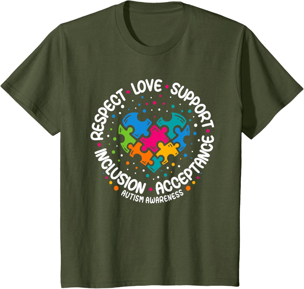 Autism Awareness Respect Love Support Blue Autism
