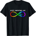 Accept Understand Love Heart Infinity Autism Awareness