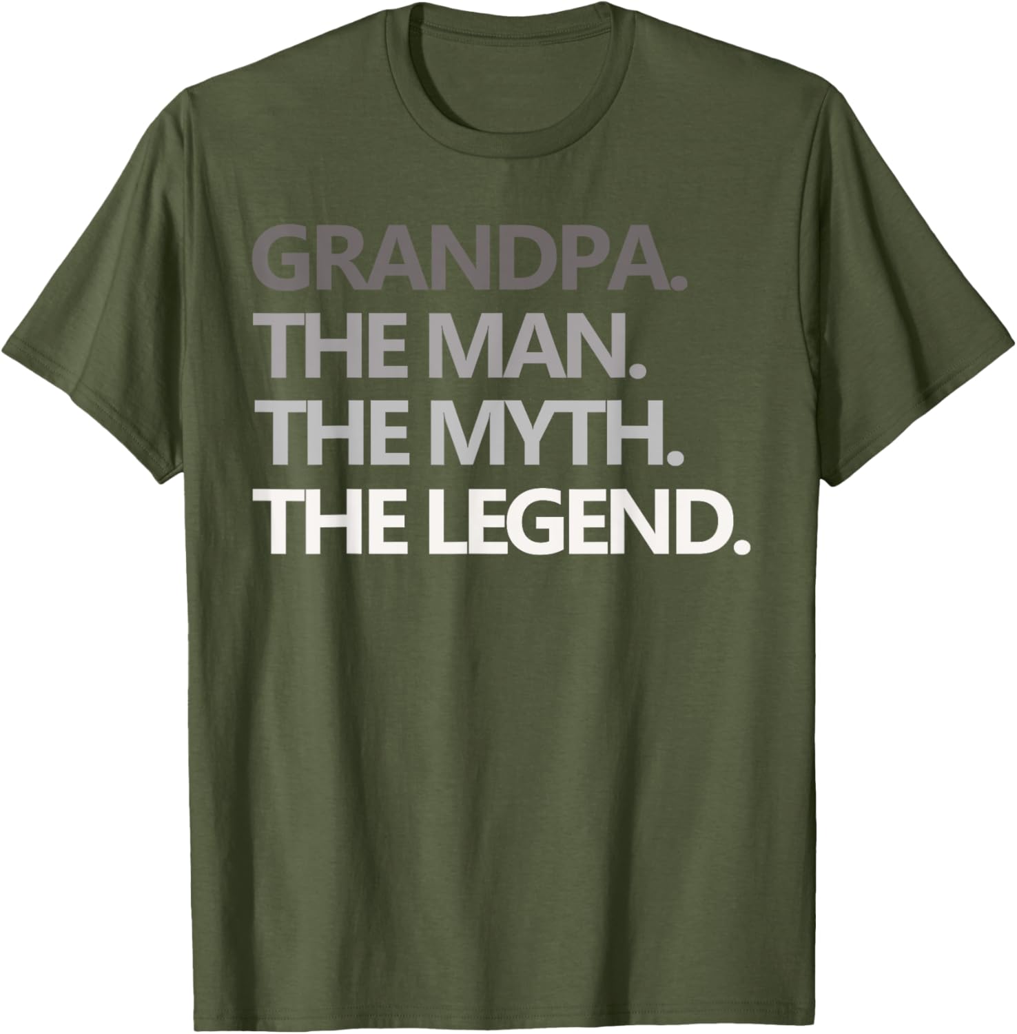 GRANDPA THE MAN THE MYTH THE LEGEND Men Gift Father's Day