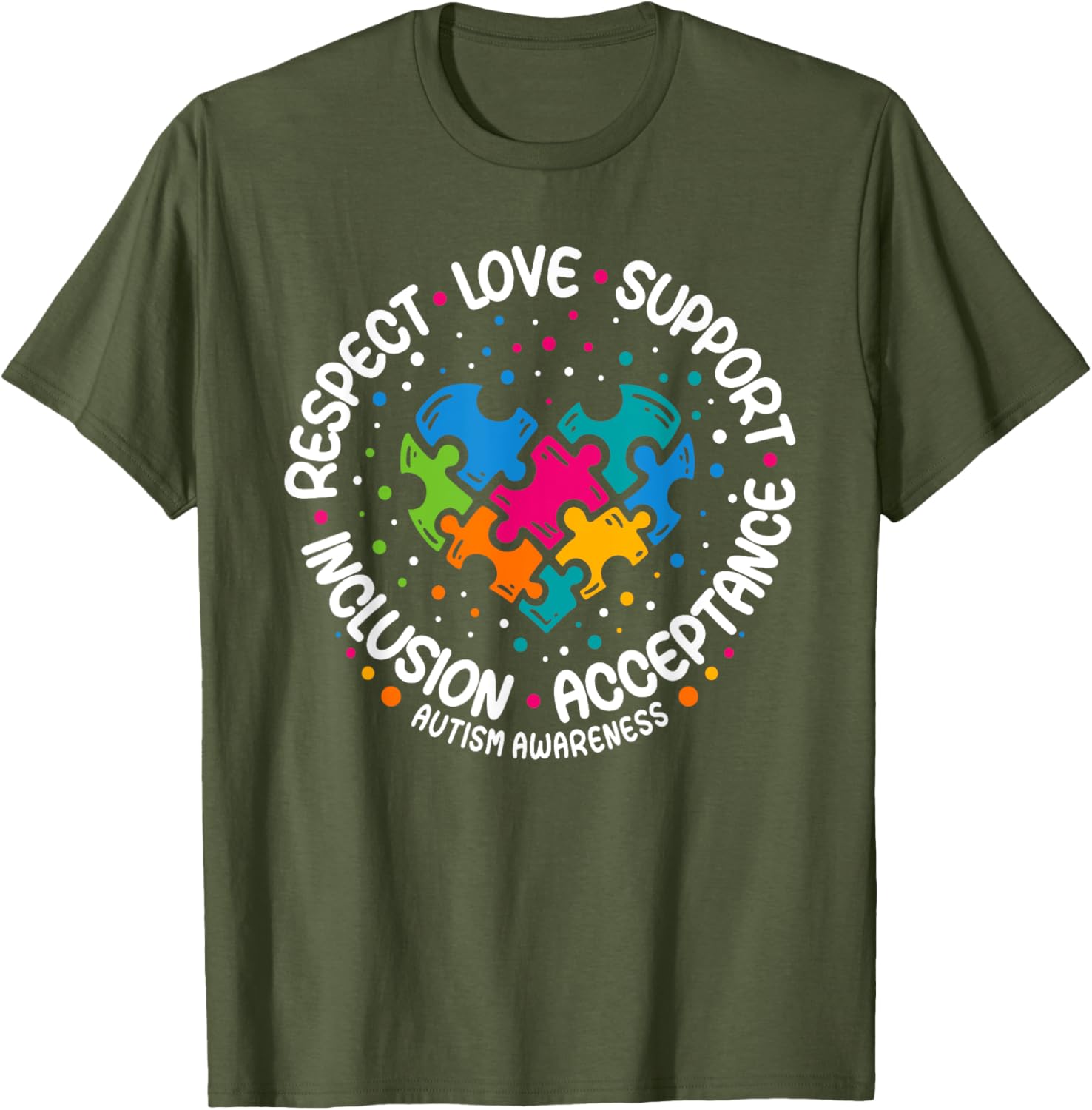 Autism Awareness Respect Love Support Blue Autism