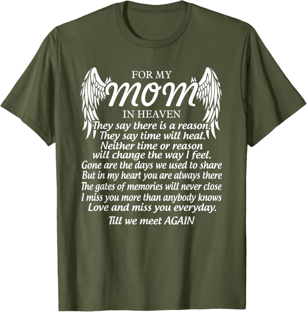 For My Mom In Heaven Love My Mom So Much Missing Mother Day